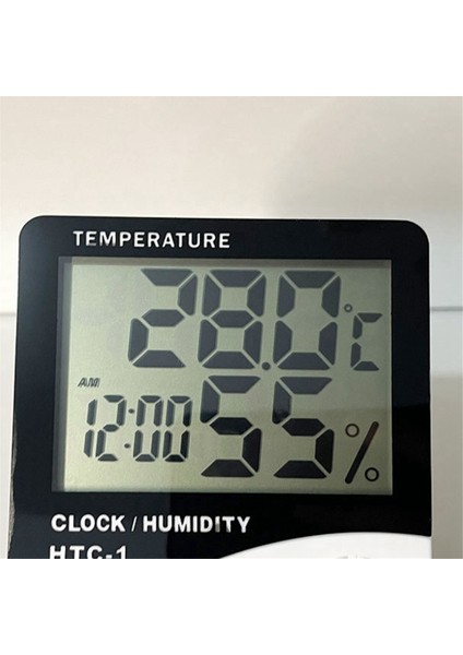 Dijital LCD Iç Mekan Dış Mekan Oda Sıcaklık Nem Ölçer Hava Istasyonu Çalar Saat 4 Tuşlu Model (Yurt Dışından) fırsatları