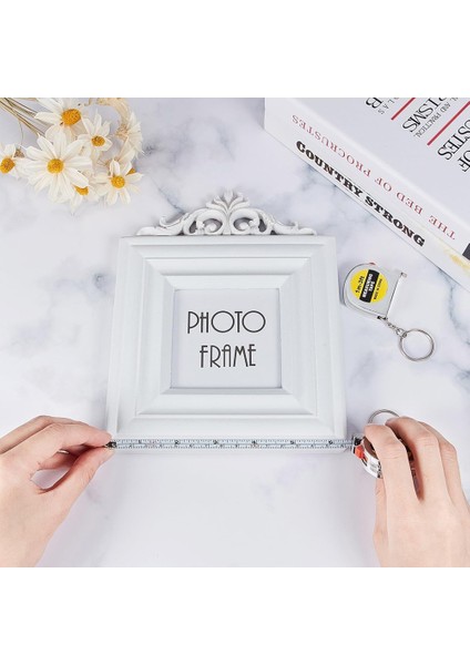 Ölçüm Bandı Anahtarlıkları Işlevsel Geri Çekilebilir Ölçüm Bandı Anahtarlıkları Inşaat Partisi Için Kayar Kilitli, 1m/3ft, A (Yurt Dışından) fırsatları