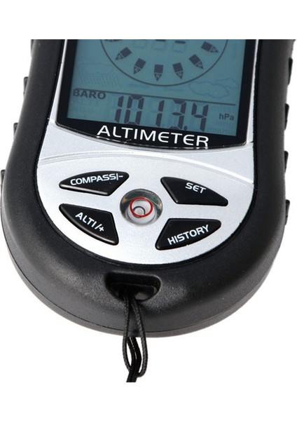 8'i 1 Arada Yükseklik Ölçer Altimetre Dağcılık Için Taşınabilir Yükseklik Ometresi Çok Işlevli Altimetre (Yurt Dışından) fırsatları