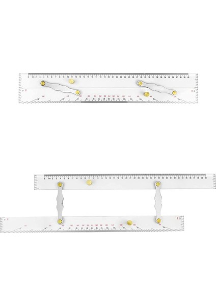 Deniz Paralel Cetveli Şeffaf Teraziler, Çekmek Için Haritalama Noktaları Paralel Cetvel 450MM, Deniz Haritaları Tekne Için Paralel Cetvel (Yurt Dışından) fiyatları