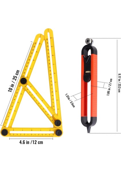 Ölçü Şekil Profilleme Aracı, Kilitli Profilometre Profilleme Aracı, Ağaç Işleme Için Ölçüm Aracı Şekil Kopyalayıcı (Yurt Dışından) modelleri