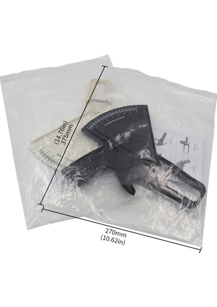 Hassas Kumpas Sebum Kaliper Yağ Klipsi Sebum Kaliper Yağ Kalınlığı Ölçüm Cetveli Kişisel Yağ Cetveli Beyaz (Yurt Dışından) fırsatları