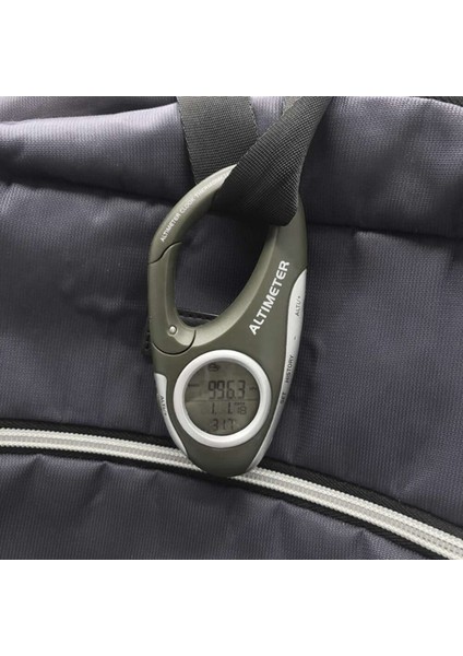 Altimetre Karabina Altimetre El Termometresi Açık Hava Balıkçılığı Hava Durumu Modu Ölçer Dış Mekan Gadget'ı (Yurt Dışından) indirimleri