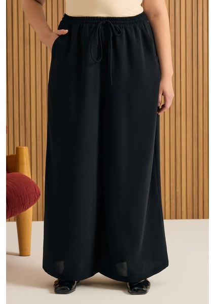 Siyah Beli Lastikli Pantolon Etek modelleri