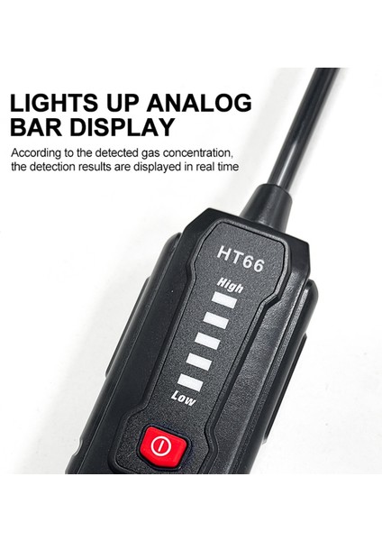 HT66 Gaz Kaçak Dedektörü 50-1000PPM Ses Alarmı Mini Ev Tipi El Tipi Yanıcı Doğal Metan Gaz Kaçak Dedektörü (Yurt Dışından) fiyatları