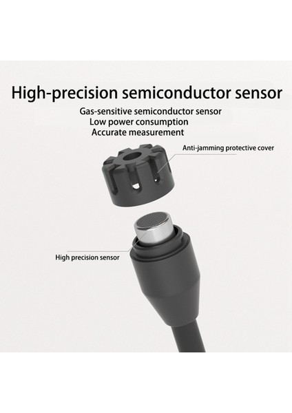HT66 Gaz Kaçak Dedektörü 50-1000PPM Ses Alarmı Mini Ev Tipi El Tipi Yanıcı Doğal Metan Gaz Kaçak Dedektörü (Yurt Dışından) indirimleri