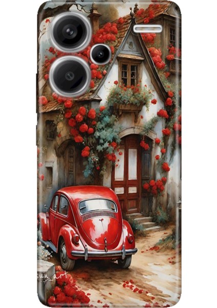 Xiaomi Redmi Note 13 Pro Plus 5g Kılıf Desenli Baskılı Tpu Rubber Kapak Aşk Yuvası