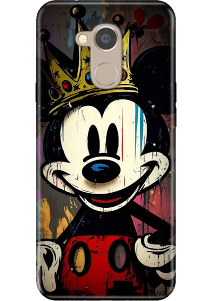 General Mobile Gm 8 Kılıf Desenli Baskılı Tpu Rubber Kapak King-Mickey