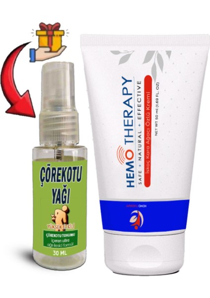 Hemo Therapy: 1 Adet>iskoç Karaağaç Özlü An'al Bakım Kremi 50 ml + Çörekotu Yağı