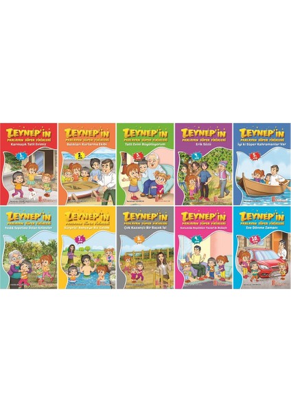 3.sınıf Okumayı Sevdiren Renkli Resimli Hikayeler 4 - 10 Kitap modelleri