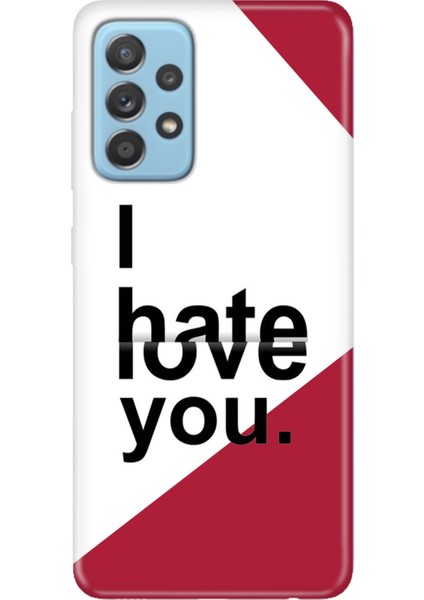 General Mobile A33 Kılıf Desenli Baskılı Tpu Rubber Kapak Hate Love