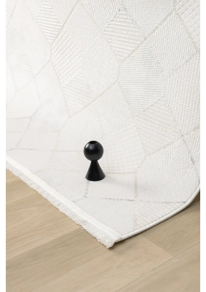 Seyran Halı Sahra 15501 Gri Akrilik Pamuk Taban Modern Salon Koridor Halısı Yolluk indirimleri