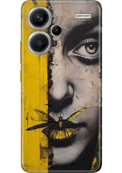 Xiaomi Redmi Note 13 Pro Plus 5g Kılıf Desenli Baskılı Tpu Rubber Kapak Kelebek