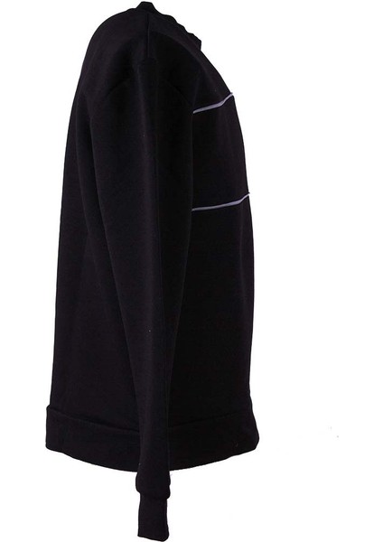 Üç Ip Şardonlu Biyeli Siyah Erkek Sweatshirt 5721 fiyatları