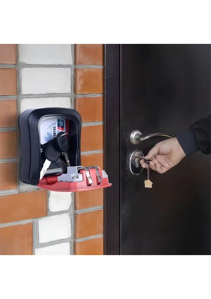 Umotech Ev ve Airbnb Için Şifreli Anahtar Saklama Kutusu Duvar Monteli Su Geçirmez Şifreli Anahtar Kasası fırsatları