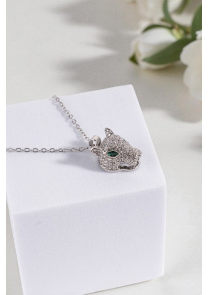 Kadın 316 L Çelik Stainless Steel Damgalı Leopar Kolye fiyatları