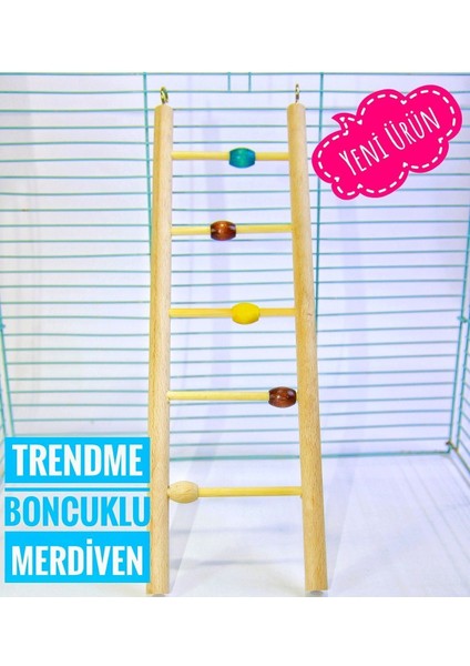 Trendme Uniqbirdtoys Boncuklu Büyük Kuş Merdiveni