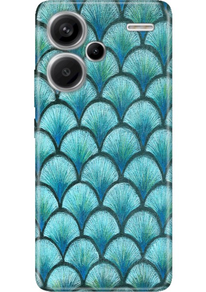 Xiaomi Redmi Note 13 Pro Plus 5g Kılıf Desenli Baskılı Tpu Rubber Kapak Fish Scale 468