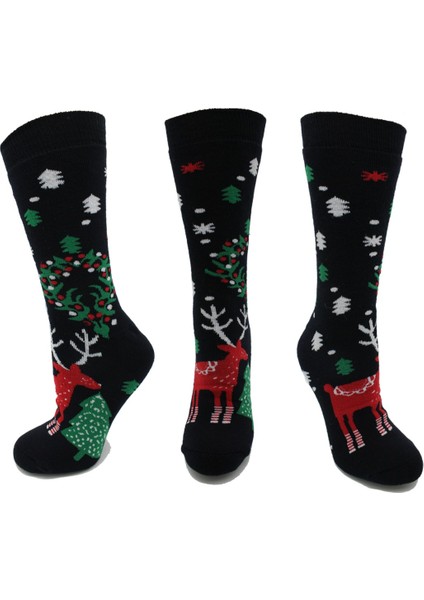 Yılbaşı Desenli Çorap