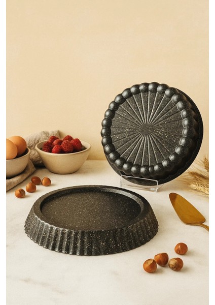 Ergonomik 2'li Kek&tart Kalıbı 26CM