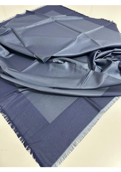 Pamuk Ipek Eşarp - 3020 Indigo