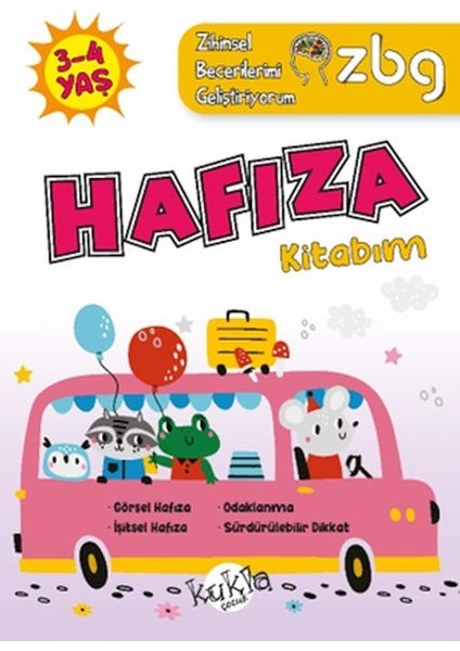 Zbg 3-4 Yaş Hafıza Kitabım