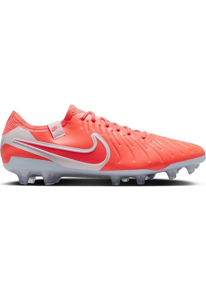 Tiempo Legend 10 Elite Fg Pro Soccer Shoes Profesyonel Çim Saha Kramponu Turuncu