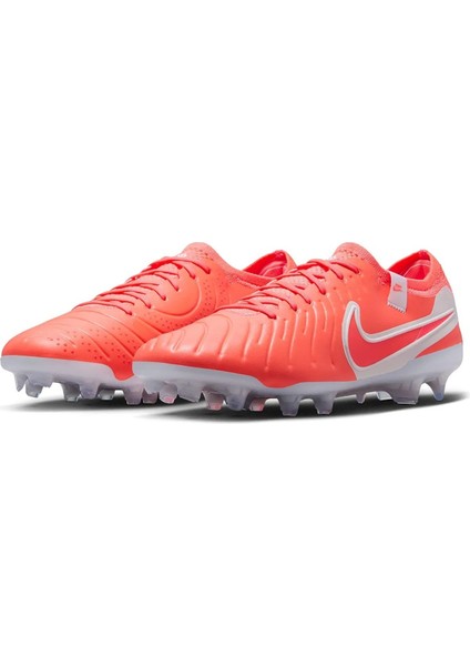 Tiempo Legend 10 Elite Fg Pro Soccer Shoes Profesyonel Çim Saha Kramponu Turuncu modelleri