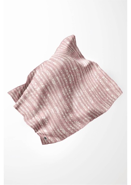 Twill Batik Şal Desenli Pudra Renkli 90X90 Eşarp (Ipek Içermez) Kenar Dikiş Şekli El Dikişli modelleri