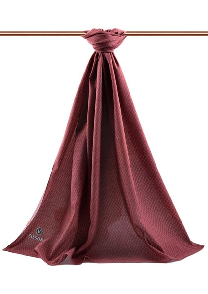 Lüks Medine Ipeği Hasır Desenli Gül Kurusu Renkli 75X195 Kırışmaz Şal Moss Krep Dikiş Tipi Italyan Dikişli fiyatları