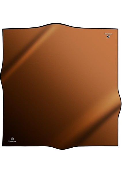 %100 Twill Ipek Degrade Desenli Taba Renkli 90X90 Eşarp Dikim Şekli : El Dikişi fiyatları