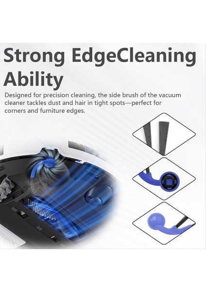 Ecovacs Deebot T80 Omni Robot Süpürge Aksesuarları Için Yan Fırçanın Değiştirilmesi (Yurt Dışından) indirimleri