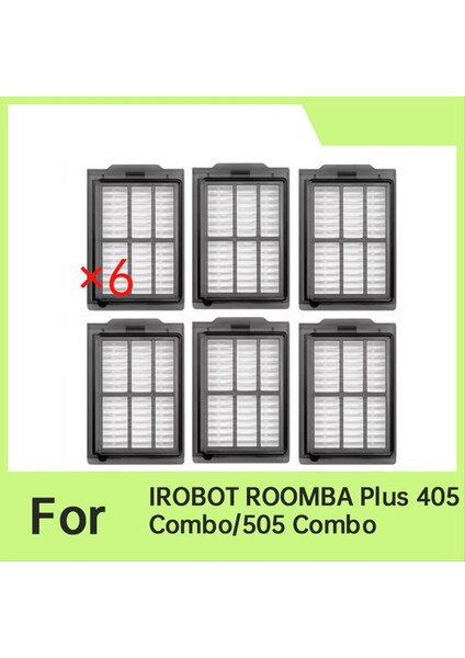 Irobot Roomba Plus 405 COMBO/505 Combo Elektrikli Süpürge Filtresi Yedek Parçaları Için 6 Pcs Filtre (Yurt Dışından) fiyatları