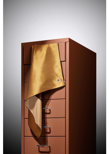 %100 Twill Ipek Degrade Desenli Gold Renkli 90X90 Eşarp Dikim Şekli : El Dikişi fırsatları