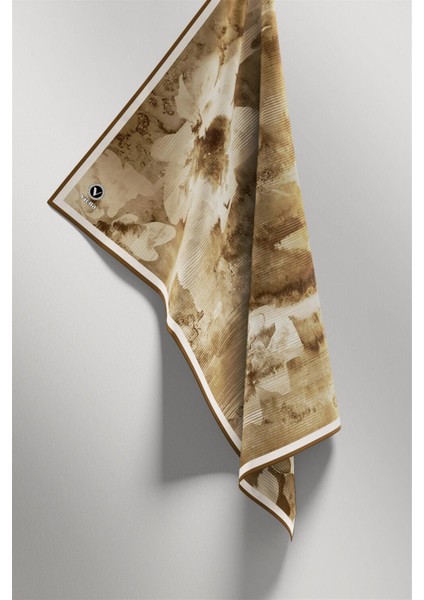 Twill Batik Desenli Hardal Renkli 90X90 Eşarp (Ipek Içermez) Dikim Şekli : El Dikişi fırsatları