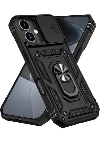 IPhone 17 Kılıf Manyetik Halka Hodler Araba Mıknatıs Standı ile Uyumlu (Yurt Dışından) modelleri