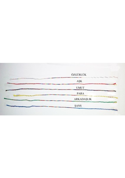 Renkli Şans Bileklikleri - 1 Kartela - ( 65 Adet ) fiyatları