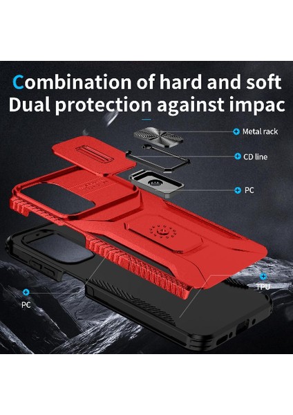 Samsung Galaxy A26 Darbeye Dayanıklı Lens Koruma Araba Mıknatıs Halkası Için Kılıf (Yurt Dışından) modelleri