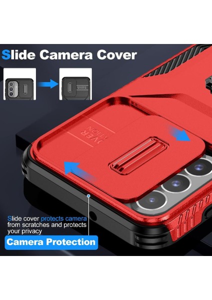 Samsung Galaxy A26 Darbeye Dayanıklı Lens Koruma Araba Mıknatıs Halkası Için Kılıf (Yurt Dışından) indirimleri