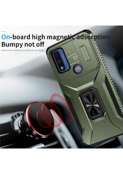 Motorola Moto G Güç 2022 Darbeye Araba Mıknatıs Halka Hodler Lens Için Kılıf (Yurt Dışından) fırsatları