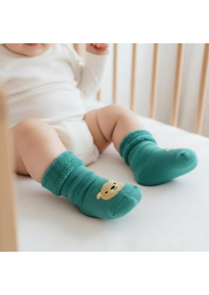 Teddy Unisex Yenidoğan 3'lü Çorap modelleri