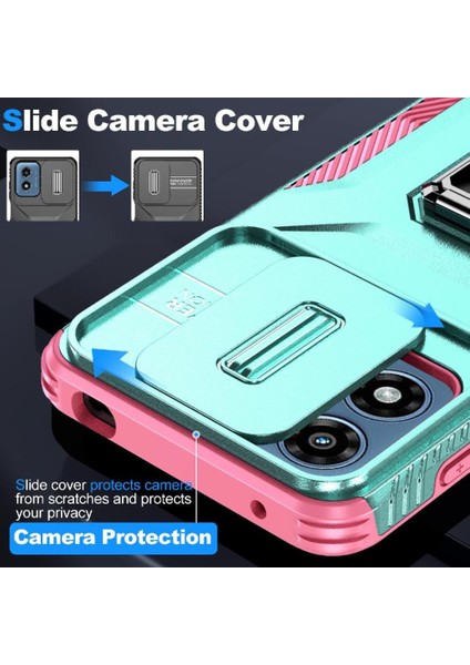 Motorola Moto G Oynamak Için Kılıf 2024 Darbeye Lens Koruma Araba Mıknatıs (Yurt Dışından) modelleri