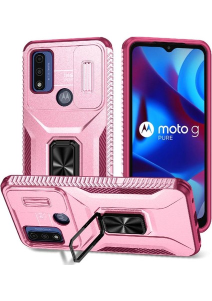 Motorola Moto G Oynamak Için Kılıf 2023 Darbeye Dayanıklı Halka Hodler Lens Koruma (Yurt Dışından)