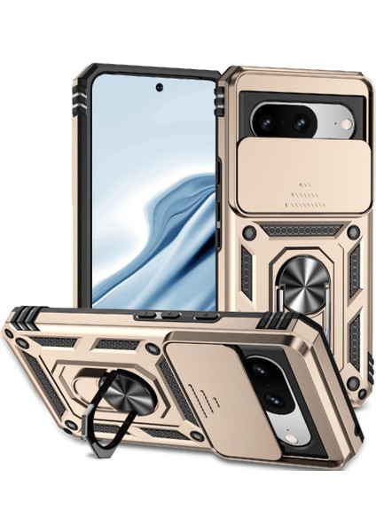 Google Piksel 8 Için Kılıf Standı Araba Mıknatıs Yüzük Hodler Manyetik (Yurt Dışından)