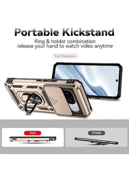 Google Piksel 8 Için Kılıf Standı Araba Mıknatıs Yüzük Hodler Manyetik (Yurt Dışından) modelleri