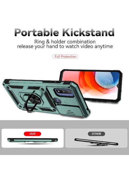 Motorola Moto G Güç Için Kılıf 2022 Araba Mıknatıs Standı Halka Hodler Manyetik (Yurt Dışından) modelleri