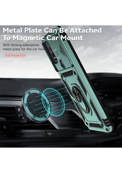 Motorola Moto G Güç Için Kılıf 2022 Araba Mıknatıs Standı Halka Hodler Manyetik (Yurt Dışından) indirimleri