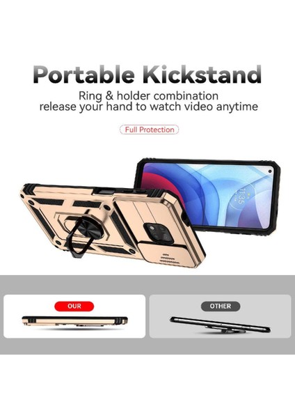 Motorola Moto G Güç 2021 Yüzük Hodler Için Kılıf Standı Araba Mıknatıs Manyetik (Yurt Dışından) modelleri