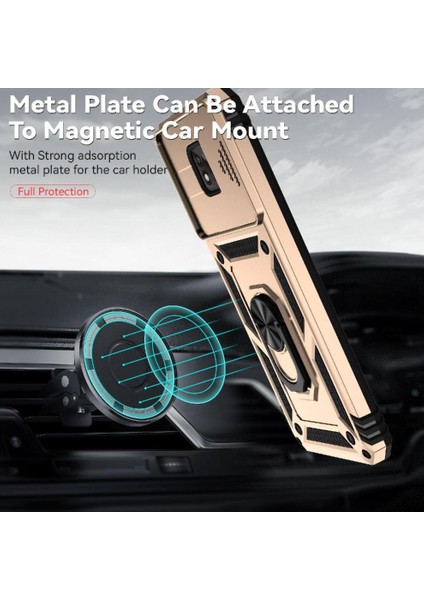 Motorola Moto G Güç 2021 Yüzük Hodler Için Kılıf Standı Araba Mıknatıs Manyetik (Yurt Dışından) fırsatları