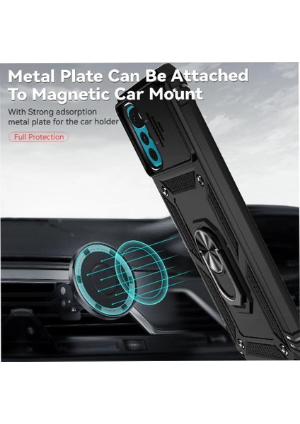 Motorola Moto G22 Için Kılıf Standı Araba Mıknatıs Manyetik Halka Hodler (Yurt Dışından) indirimleri